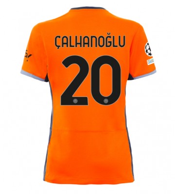 Inter Milan Hakan Calhanoglu #20 Tercera Equipación Mujer 2023-24 Manga Corta